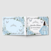 ライトスカイブルーフローラプリンセスガウン15キンセアニラ ゲストブック (全面)