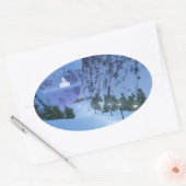 ライトステッカーのパス 楕円形シール (封筒)