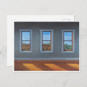 ライトストリーミングを含む3つのウィンドウ ポストカード (正面/裏面)