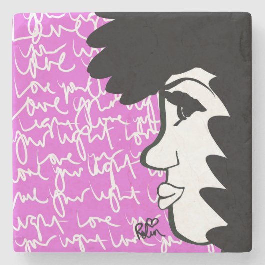 ライトストーンのコースターを愛する ストーンコースター (正面)