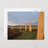 ライトストーンの夕日 ポストカード (正面/裏面)