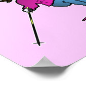 ライトスノースキーヤー ポスター (角)