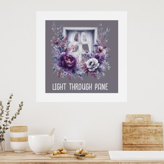 ライトスルーペイン勇気付けられるポスター ポスター (キッチン)