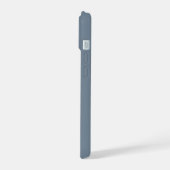 ライトスレートグレー無地スマホケース iPhone 15ケース (左側面)