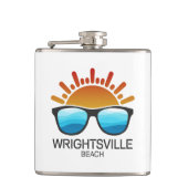 ライトズビルビーチノースカロライナのサングラス フラスク (正面)
