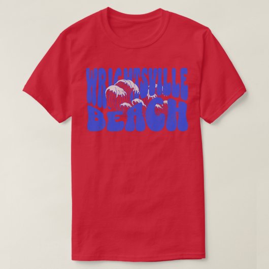 ライトズビルビーチNC夏期バケーションウェーブ Tシャツ (デザイン正面)