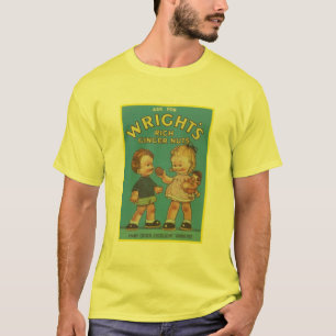 ライトズ·リッチ·ジンジャー·ナッツ·ビンテージ·アド Tシャツ