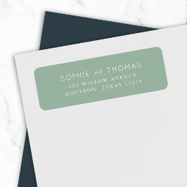 ライトセージ結婚差出人住所 ラベル