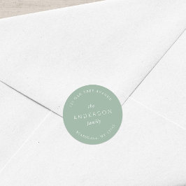 ライトセージ ファミリー ネーム 返送先住所 ラウンドシール