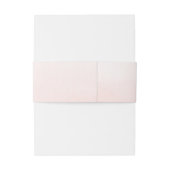 ライトソフトパステルピンク水彩洗結婚浄 招待状ベリーバンド (裏面例)