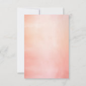 ライトソフトフローラウェディングRSVPカード 出欠カード (裏面)