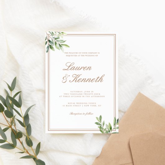 ライトタウペ結婚ユーカリのQRコード 招待状