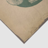 ライトタン動揺してデコページの緑のドラゴン 薄葉紙 (詳細)