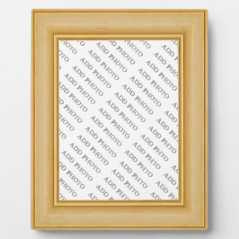 ライトタン基本木枠フォトプラークを追加 フォトプラーク