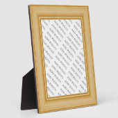 ライトタン基本木枠フォトプラークを追加 フォトプラーク (側面)