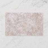 ライトタン大理石の名刺（大） 名刺 (裏面)