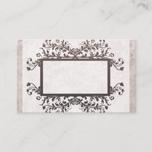 ライトタン大理石の名刺（大） 名刺 (正面)