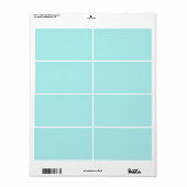 ライトターコイズ出荷ラベル ラベル (フルシート)