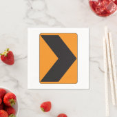 ライトターンロードサイン紙ナプキンス スタンダードカクテルナプキン (インサイチュ)