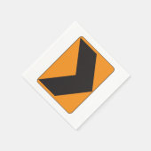 ライトターンロードサイン紙ナプキンス スタンダードカクテルナプキン (角)