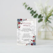 ライトダスティブルーブルゴーニュ結婚金ゴールド詳細 エンクロージャーカード (スタンド正面)