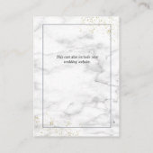 ライトダスティブルーブルゴーニュ結婚金ゴールド詳細 エンクロージャーカード (裏面)