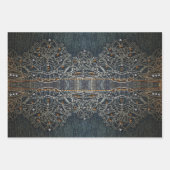 ライトダークデニムの宝石 ラッピングペーパーシート (正面2)