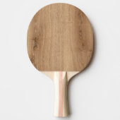 ライトチーク材 卓球ラケット (正面)