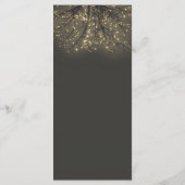 ライトツリー素朴ブランチのメ結婚ニュー・カード メニュー (裏面)