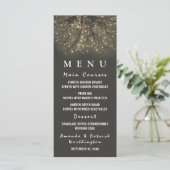 ライトツリー素朴ブランチのメ結婚ニュー・カード メニュー (スタンド正面)