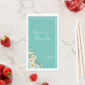 ライトティール(緑がかった色)とホワイトデイジー結婚ズ (インサイチュ)