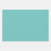 ライトティール(緑がかった色)旋回パターン(ソリッド付き) ラッピングペーパーシート (正面2)