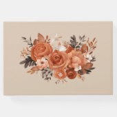 ライトテラコッタと焦げたオレンジ結婚ズ ゲストブック (裏面)