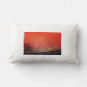 ライトデザインプリント腰枕 ランバークッション (正面)