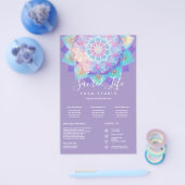 ライトデミスマラダラ薄紫イントロ |サービス チラシ (シングル)