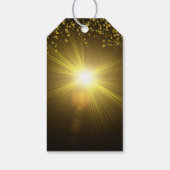 ライトトナカイの贈り物ラベル ギフトタグ (裏面)