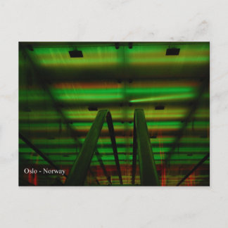 ライトトンネル – オスロ ポストカード