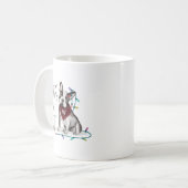 ライトドッグウォーターいけなカラーブルドッグ コーヒーマグカップ (正面左)