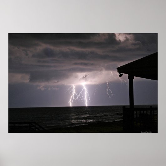 ライトニングオン海ポスター ポスター (正面)