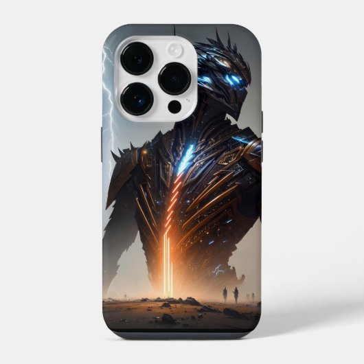 ライトニングサイボーグウォーリア iPhoneケース (裏面)