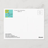 ライトニングザコロラド州キャピトルアフターダーク ポストカード (裏面)