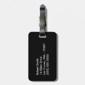 ライトニングストライク荷物タグ ラゲッジタグ (裏面縦)