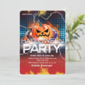 ライトニングファイヤーディスコパンプキンハロウィンパーティー 招待状 (スタンド正面)
