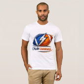 ライトニングボルトスポーツ プレイチャージドフットボールシャツ Tシャツ (正面フル)