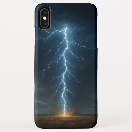 ライトニングボルトフォンケース - 電撃的なスタイル Case-Mate iPhoneケース (裏面)