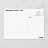 ライトニング/テッサロニキ上空の雷雨 ポストカード (裏面)