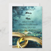 ライトニング・フォレストとゴールディング・リングス 招待状 (正面)