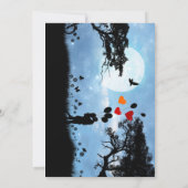 ライトニング・フォレストとゴールディング・リングス 招待状 (裏面)