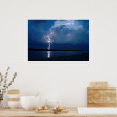 ライトニング – Riviere La Grande - Chisasibi Quebec ポスター (キッチン)