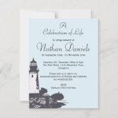 ライトハウスお祝いオブライフカード 招待状 (正面)